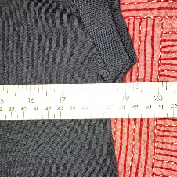 Zara dolman top Black Ribbed sleeve Tee - Picture 5 of 10